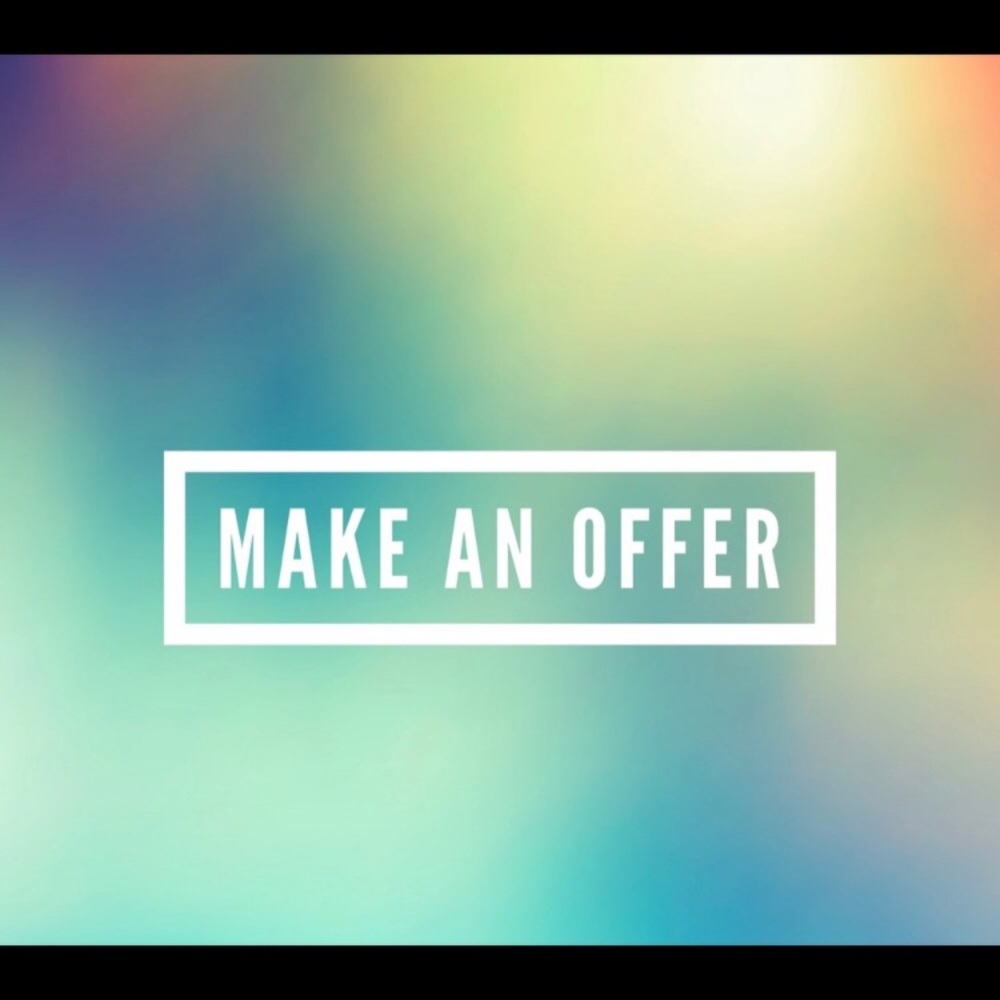 Love an item, but not the price? Send me an offer!